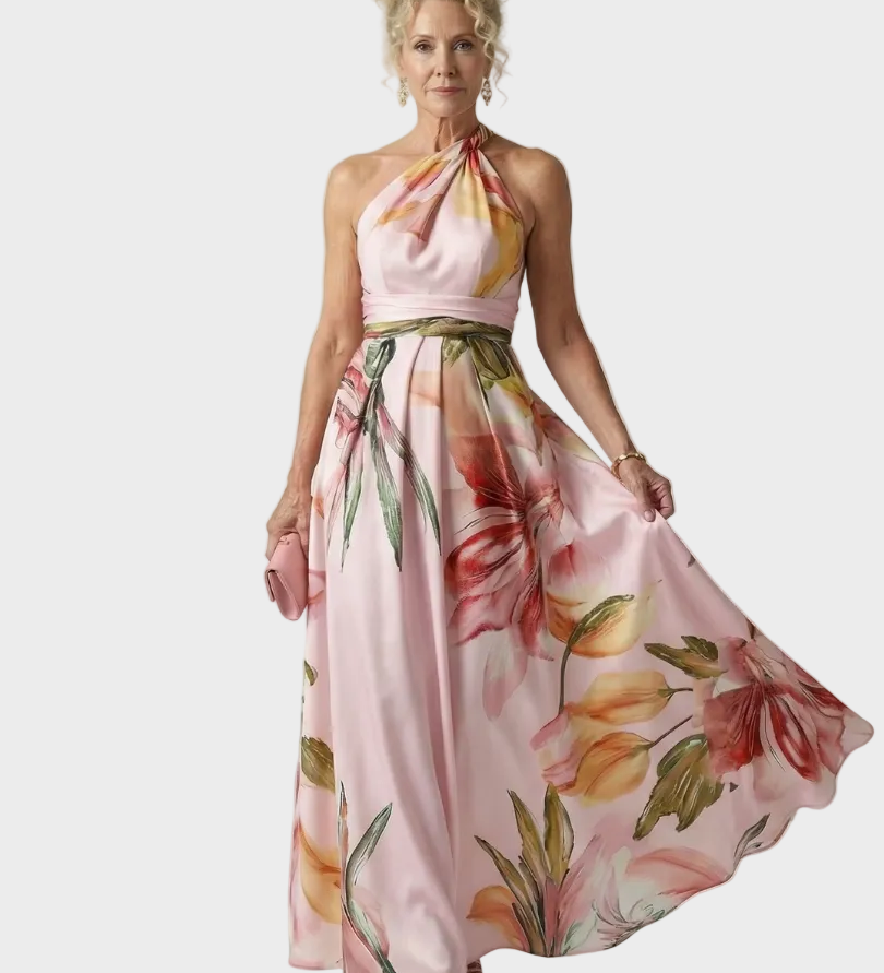 Emilia - Sukienka Maxi w Kwiaty