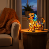 Lampa w kształcie pieska jamnika | Pip