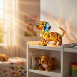 Lampa w kształcie pieska jamnika | Pip