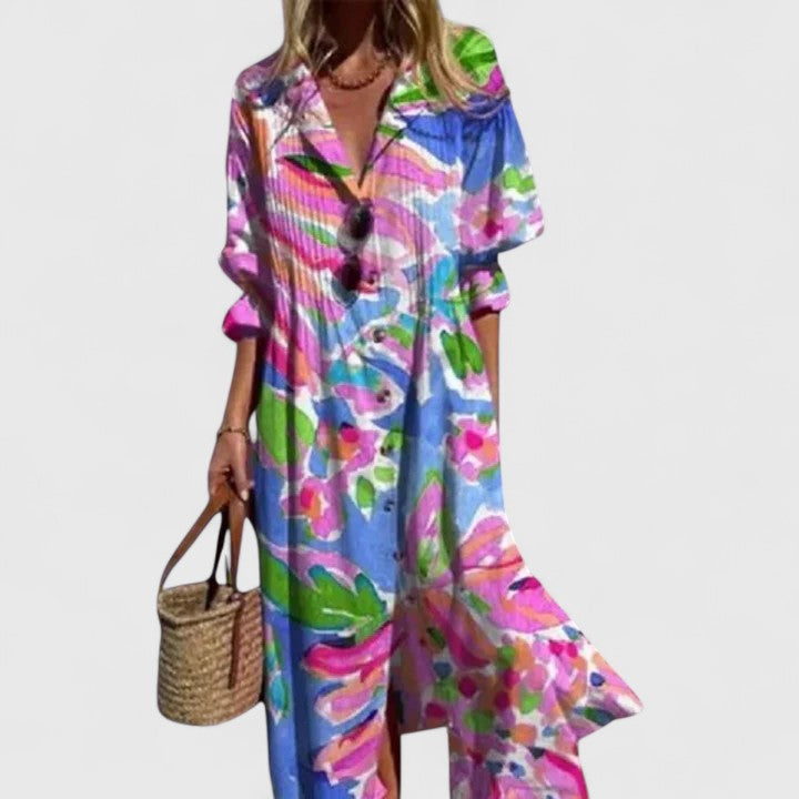 Viona - Elegancka Sukienka w Stylu Boho
