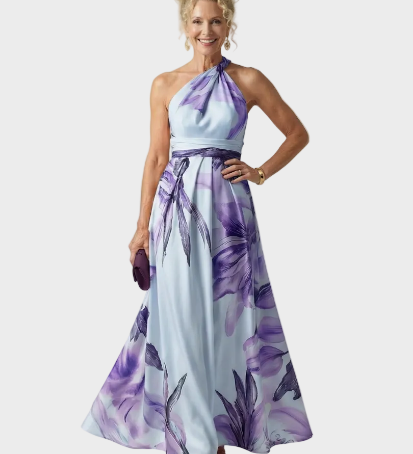 Emilia - Sukienka Maxi w Kwiaty
