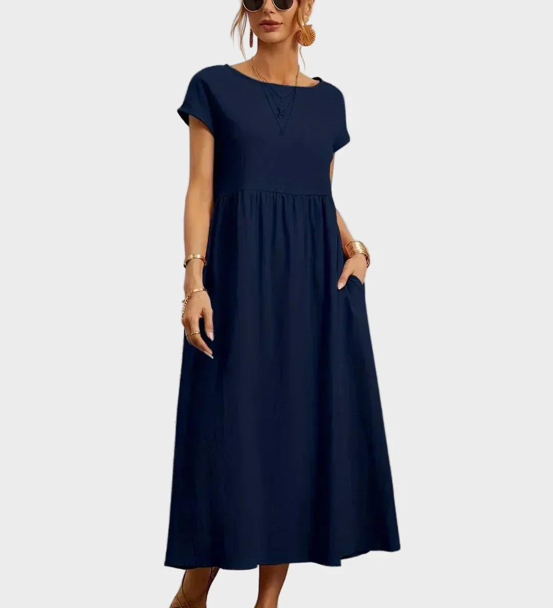 Gabrielle™ — Midi sukienka w eleganckim, ponadczasowym stylu