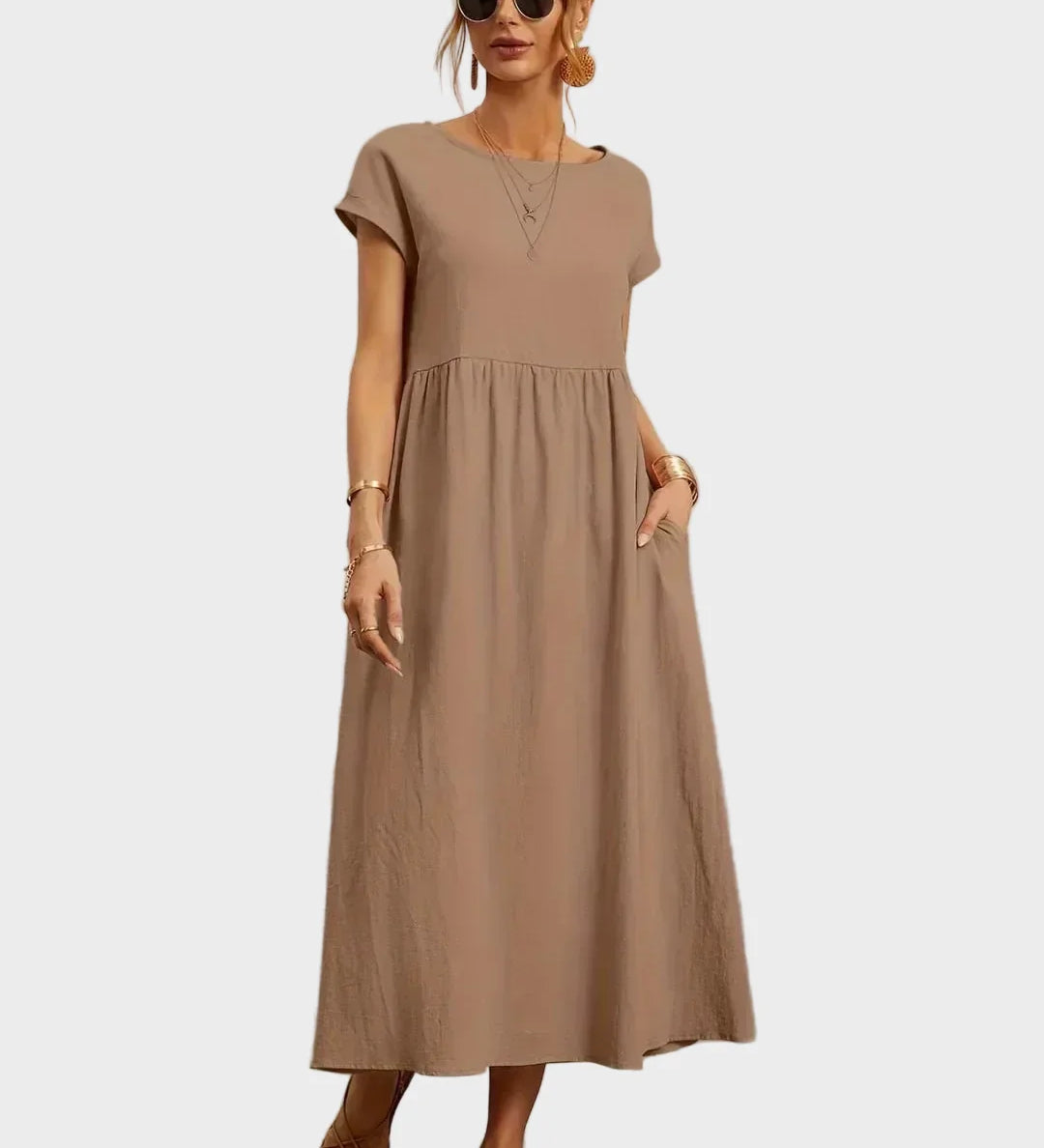 Gabrielle™ — Midi sukienka w eleganckim, ponadczasowym stylu