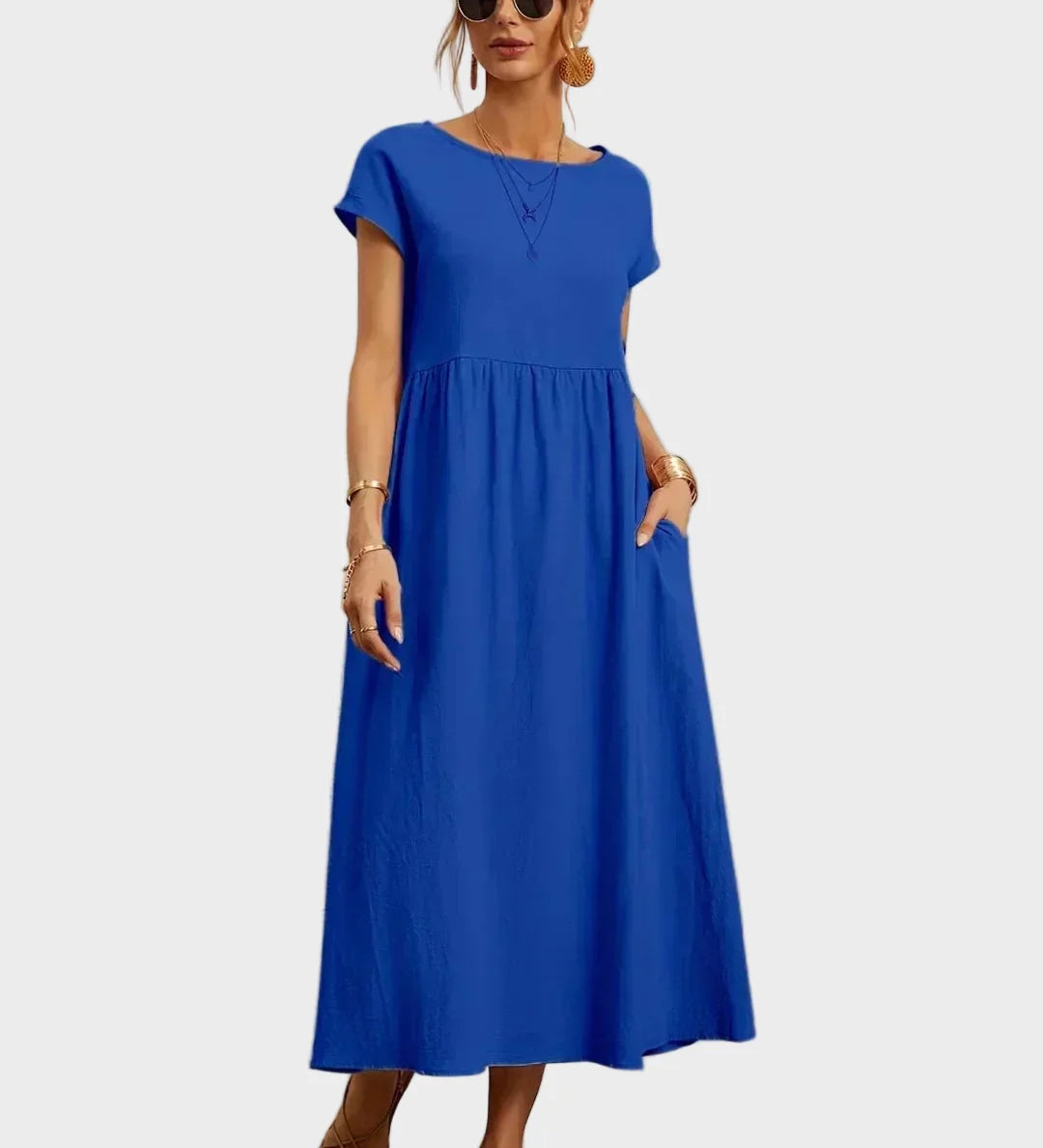 Gabrielle™ — Midi sukienka w eleganckim, ponadczasowym stylu