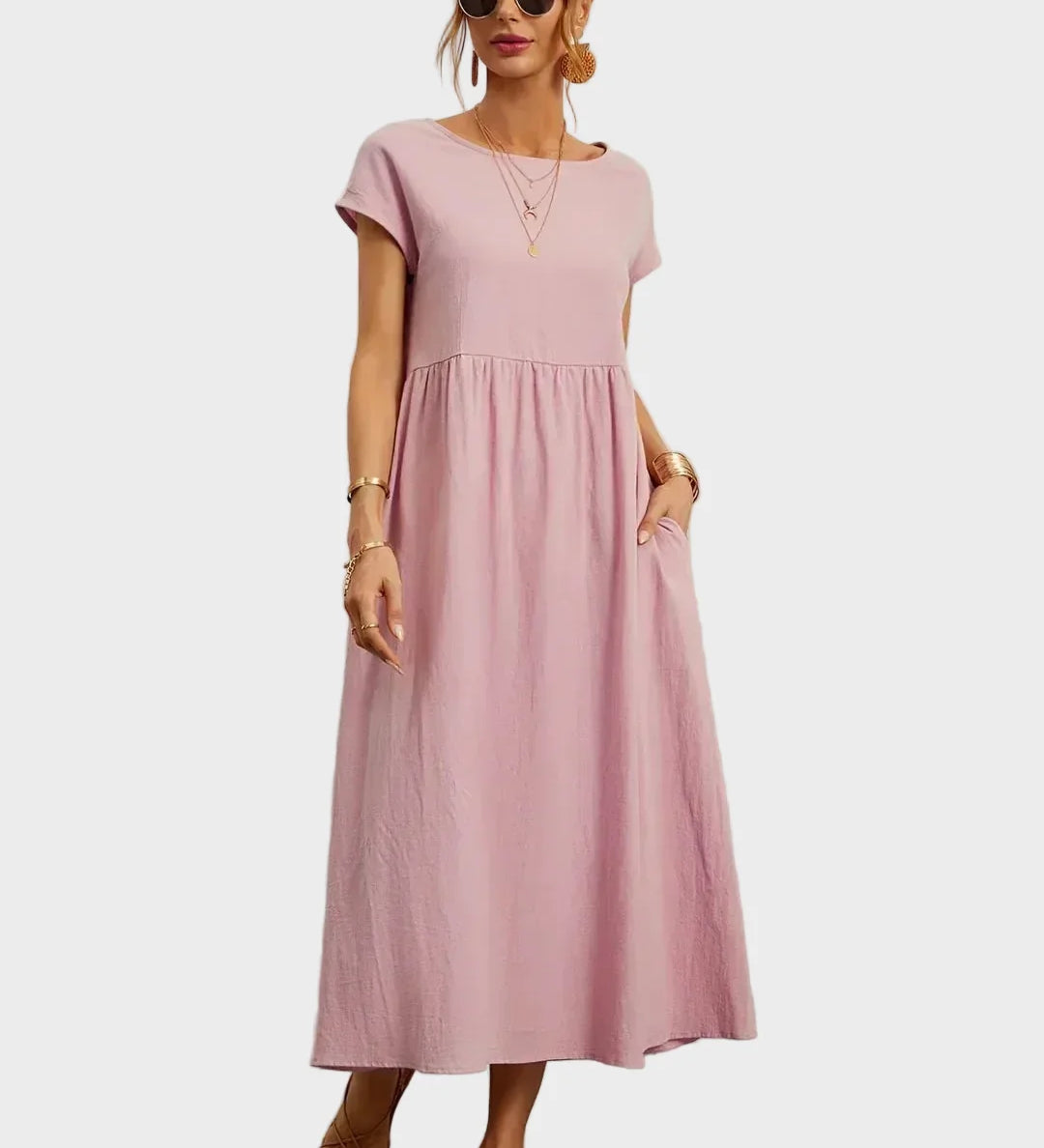 Gabrielle™ — Midi sukienka w eleganckim, ponadczasowym stylu