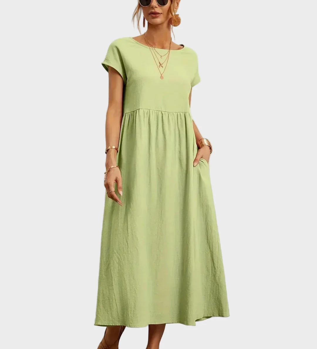 Gabrielle™ — Midi sukienka w eleganckim, ponadczasowym stylu