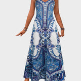 Klára - Eleganckie letnie maxi sukienki bez rękawów