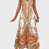 Klára - Eleganckie letnie maxi sukienki bez rękawów