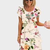 Camille – Elegancka, zwiewna sukienka z falbanami
