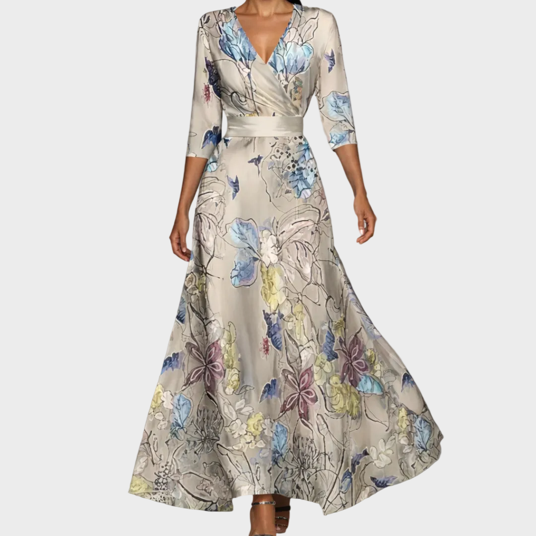 Emily - Elegancka, Zwiewna Sukienka Maxi