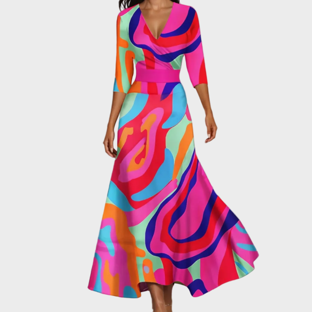 Emily - Elegancka, Zwiewna Sukienka Maxi