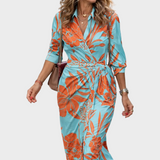 Lola - Maxi Print Sukienka